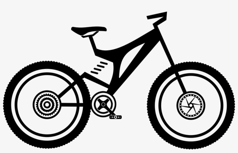 Bicycle Clipart Mountain Bike - Велосипед Вектор, transparent png #5123889