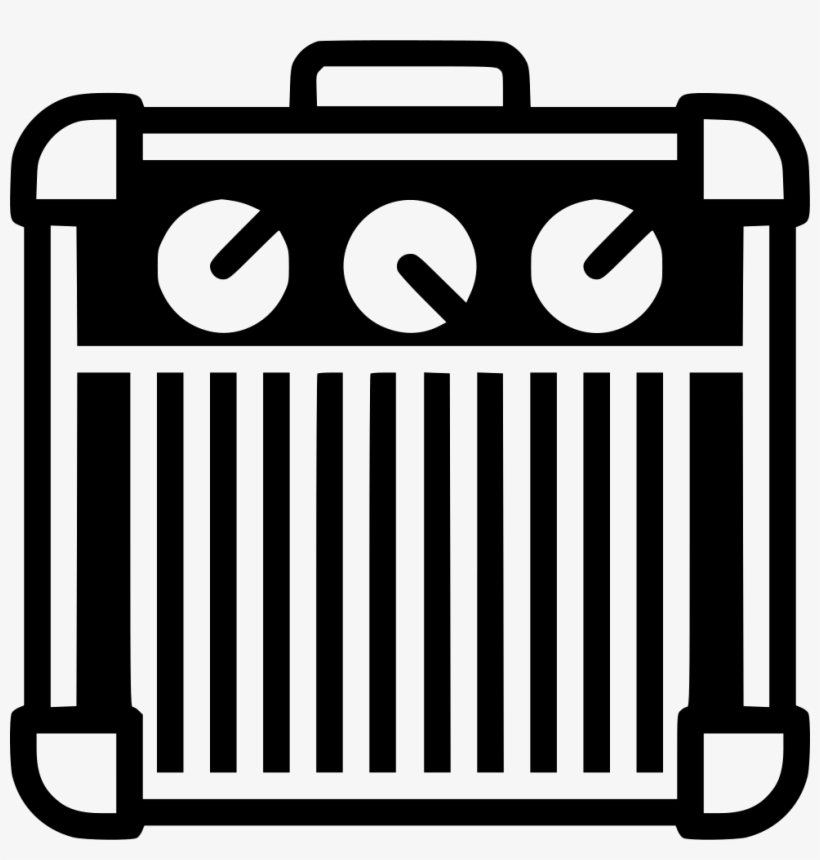 Amplifier Svg Png Icon - Guitar Amp Free Png, transparent png #5123893
