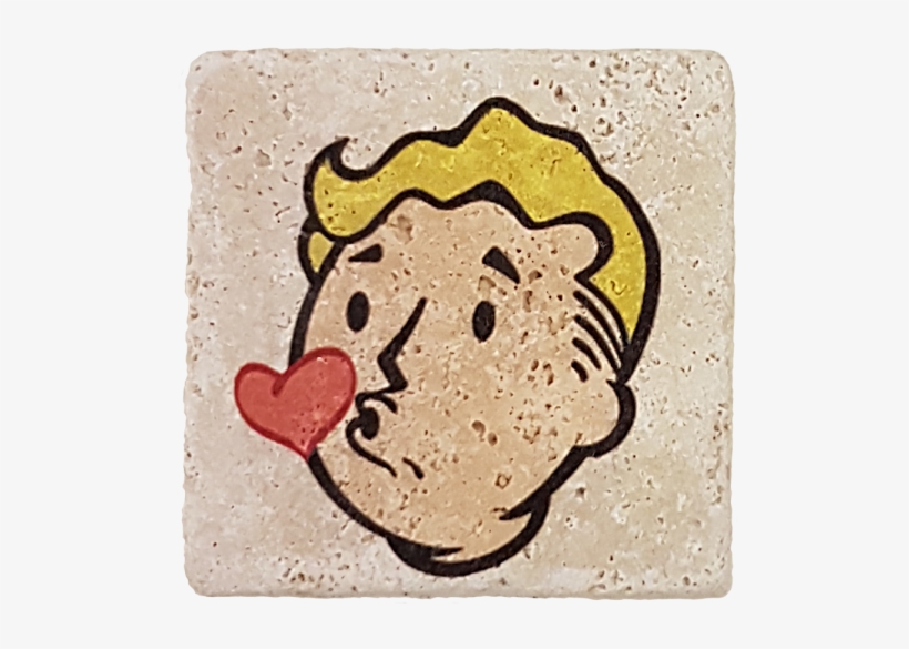 Fallout Slab Tab Vault Boy Kiss - Fallout Shelter, transparent png #5124113