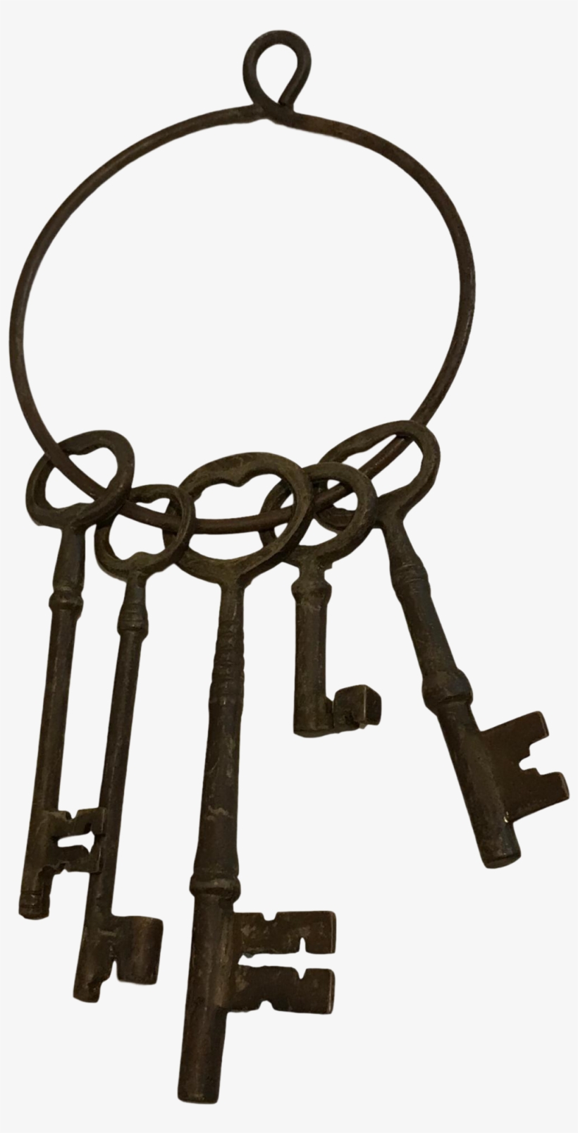 Png Ring Of Skeleton Keys Svg Free Stock - Clip Art, transparent png #5124956