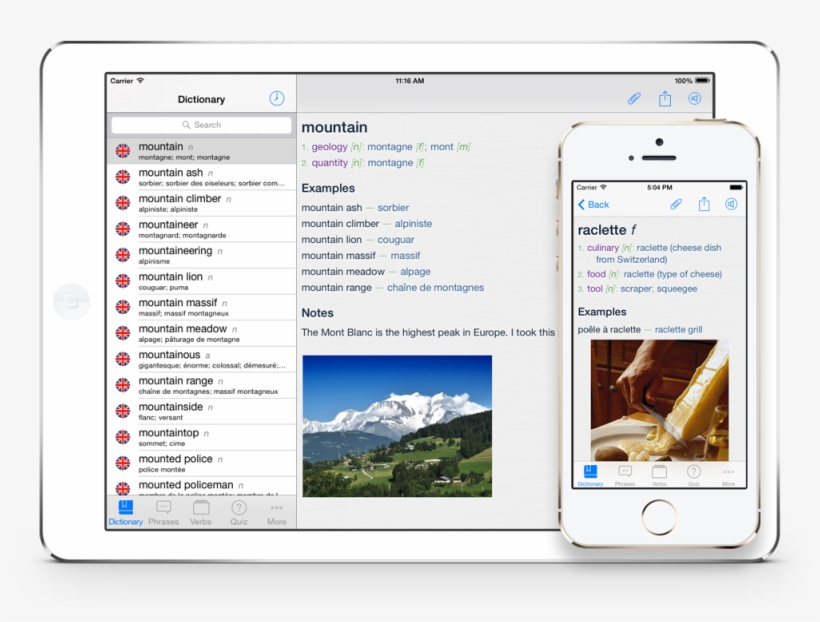 Advanced Features And Extensive Content Make Vidalingua - Mont Blanc, transparent png #5126466