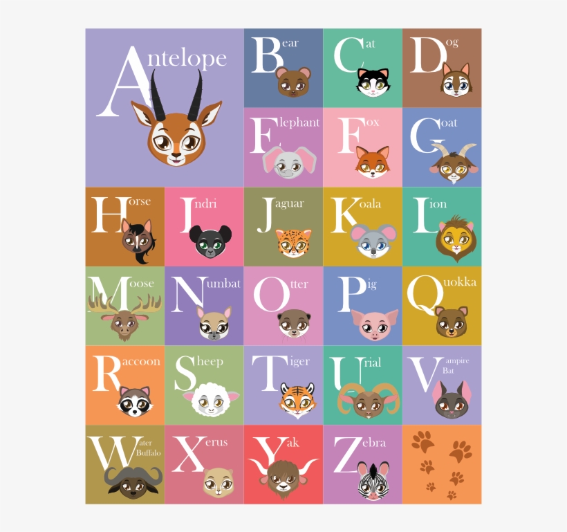 Abc - Cute Animal Stickers, transparent png #5126756