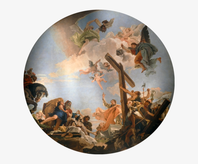 The Feast Of The Cross And St - Art Print: Tiepolo's Discovery Of The True Cross And, transparent png #5127154