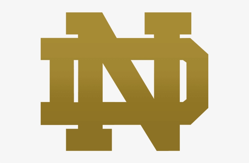 Gold Notre Dame Logo Png, transparent png #5128018