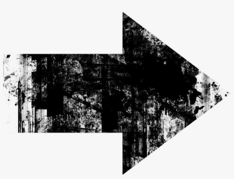 Arrow Arrows Grunge Grungeeffect Black Effects Effect - Chilaiditi Sign, transparent png #5128686