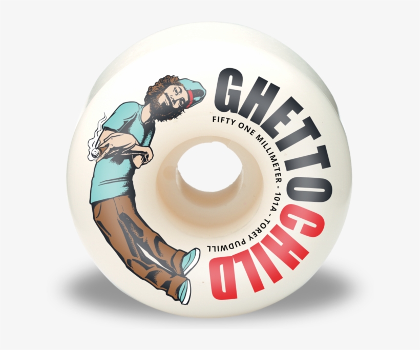 Torey Pudwill - Ghetto Child T-puds Og Skateboard Wheels - 51mm, transparent png #5130155