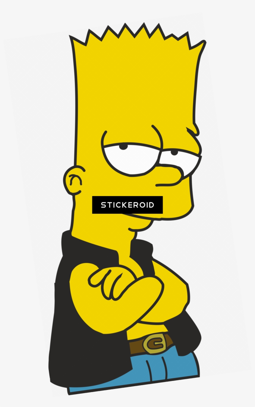 Free: Bart Bartsimpson Simpsons Thesimpsons Tumblr People - Depressed Bart  Simpson Png 