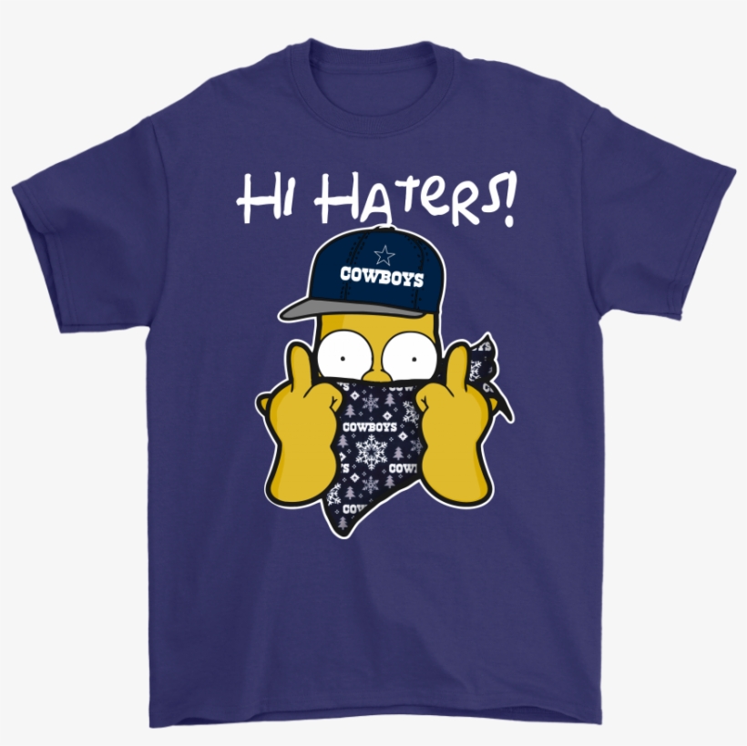 The Simpsons Christmas Gangster Hi Hater Dallas Cowboys - Nfl, transparent png #5131508