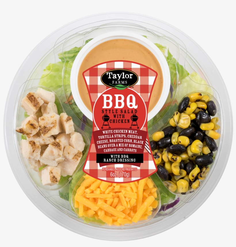 Taylor Farms Bbq Salad With Chicken Round Toss Up,, transparent png #5132000