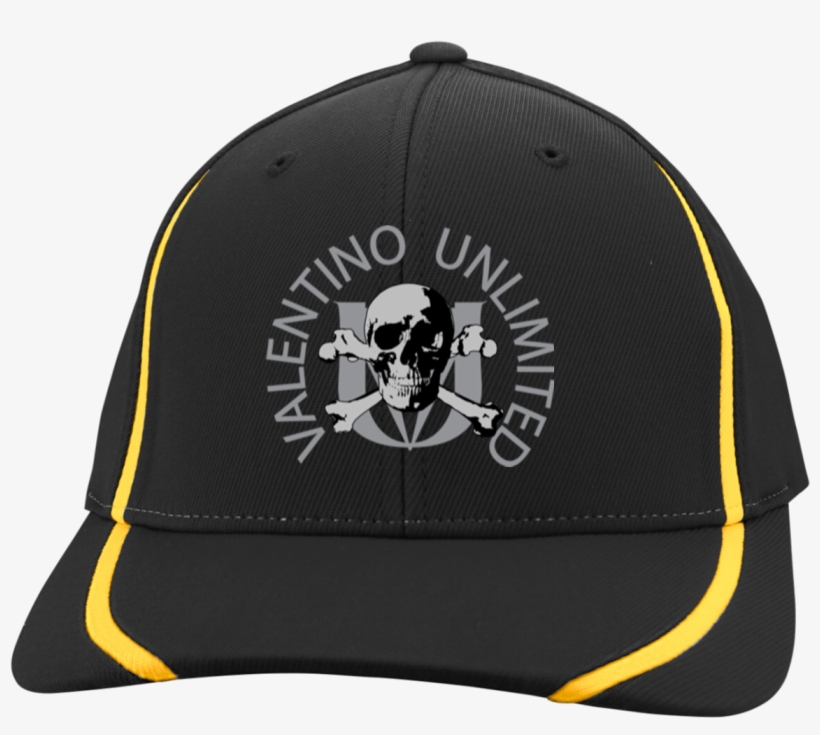 Skull And Crossbones Logo Stc16 Sport-tek Flexfit Colorblock - Kettle Falls High School Bulldogs Flexfit Performance, transparent png #5132283