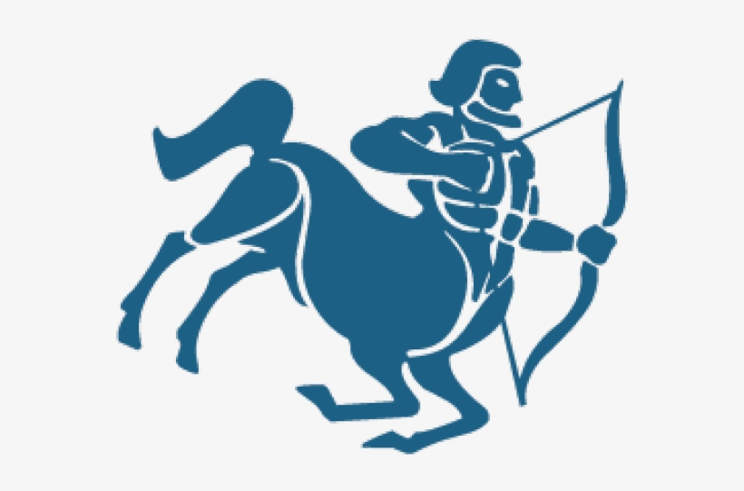Sagittarius Clipart Cool - Power Of The Zodiac Sagittarius 3x3stickers, transparent png #5132961