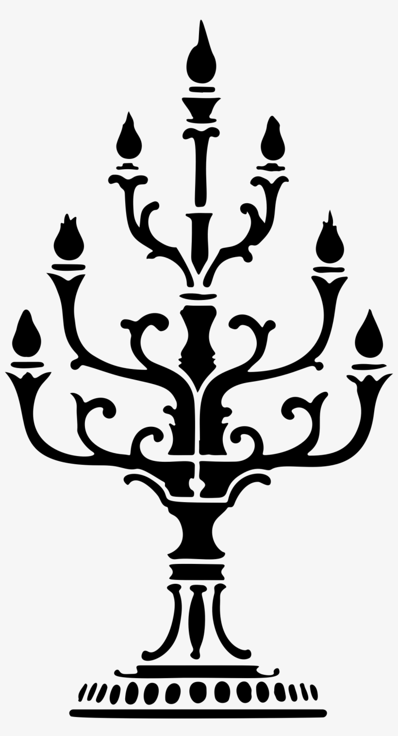 Big Image - Candelabra Clipart, transparent png #5135199