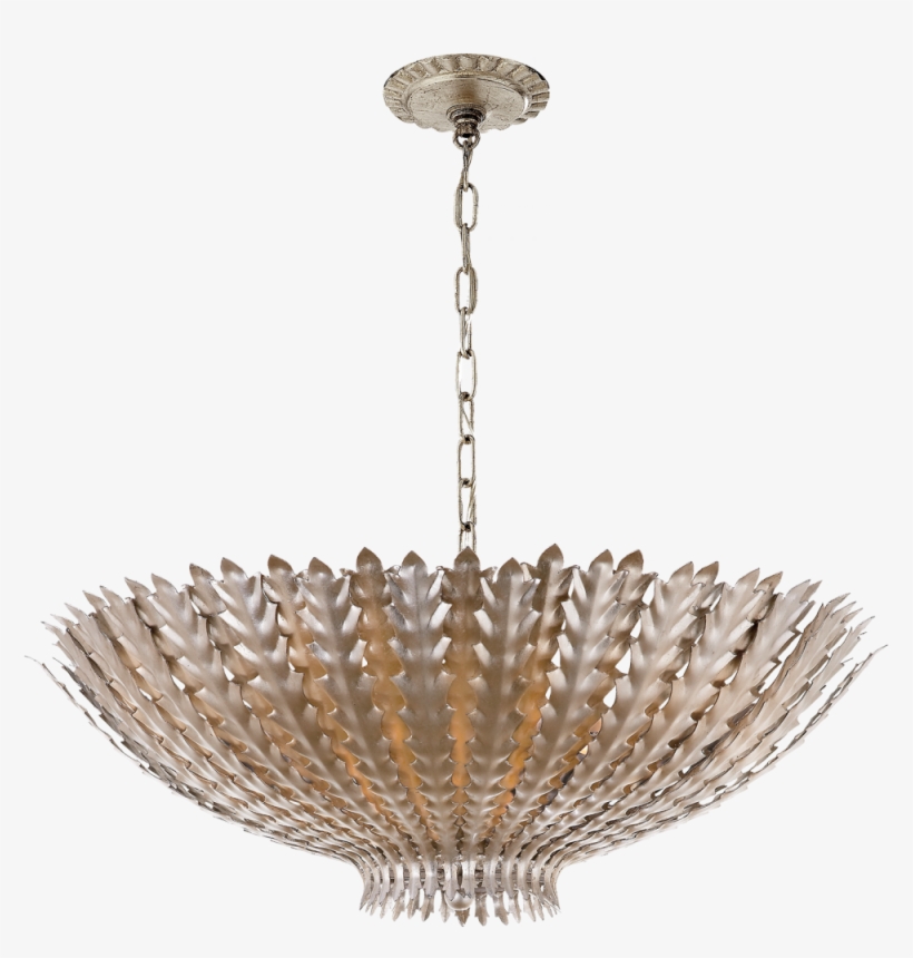 Hampton Large Chandelier In Burnished Silver Lea - Visual Comfort Hampton Large Pendant In Burnished Silver, transparent png #5135453