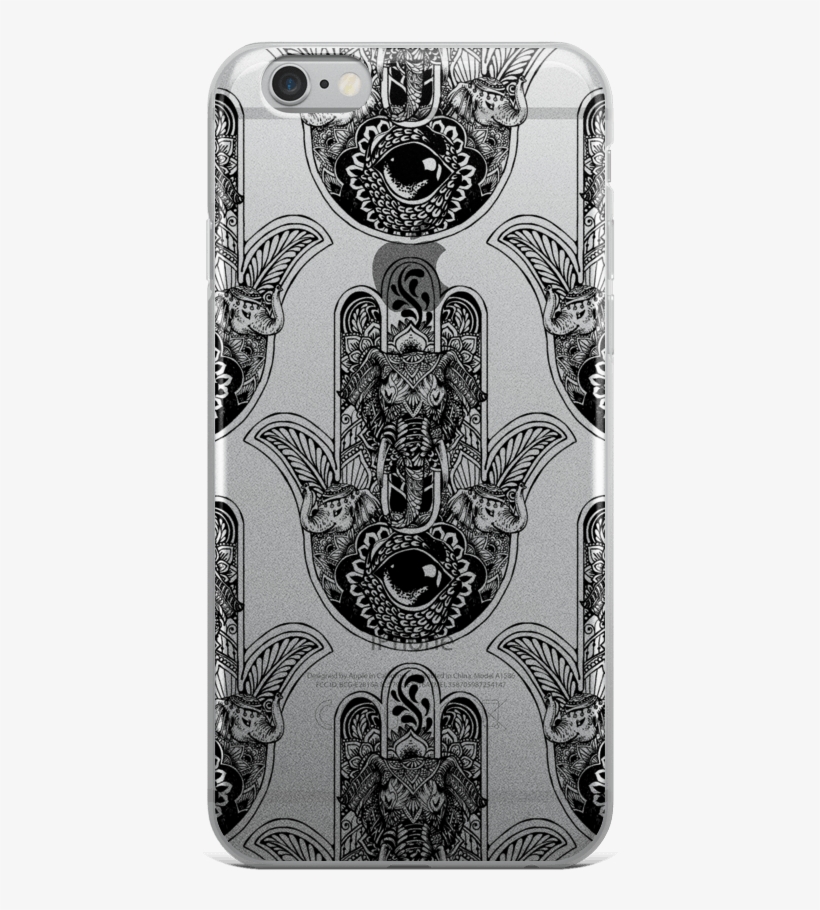 Hamsa Hand Elephant Iphone Case - Hamsa Hand Pug Wall Tapestry - Small: 51" X 60" By, transparent png #5135504