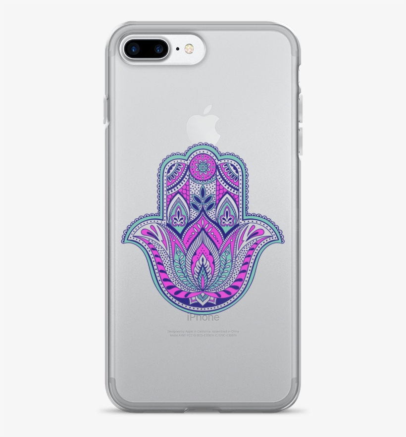 Purple Hamsa Hand Iphone 7/7 Plus Case - Iphone 7, transparent png #5135558
