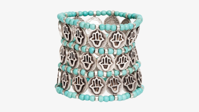 Hamsa Stretch Bracelet - Cushion, transparent png #5135651