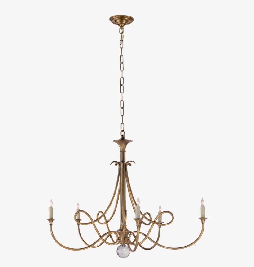 Double Twist Large Chandelier In Hand-rubbed Ant - Visual Comfort Sc5005hab Eric Cohler Double Twist 5, transparent png #5135779