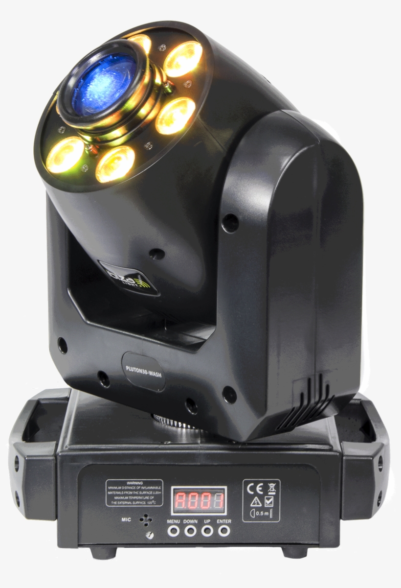 Ibiza Light & Sound Ibiza Pluton 30 Spot + Wash, transparent png #5136445