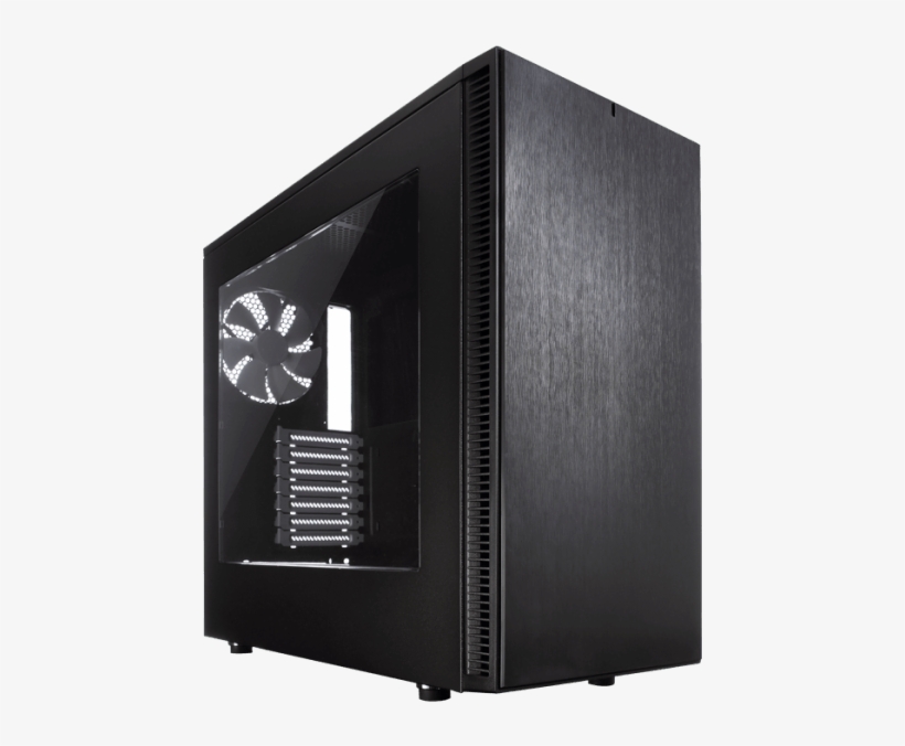 Fractal Design Define S Window Black - Fractal Design Define S Black Window Silent Atx Midtower, transparent png #5137295