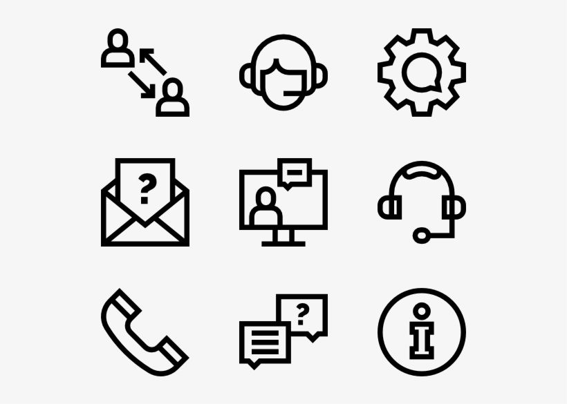 Call Center 50 Icons - Construction, transparent png #5137396
