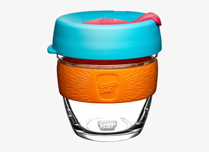 Cloudburst - Keepcup Brew Band Glass 227ml Reusable Coffee Cup Fennel, transparent png #5137739