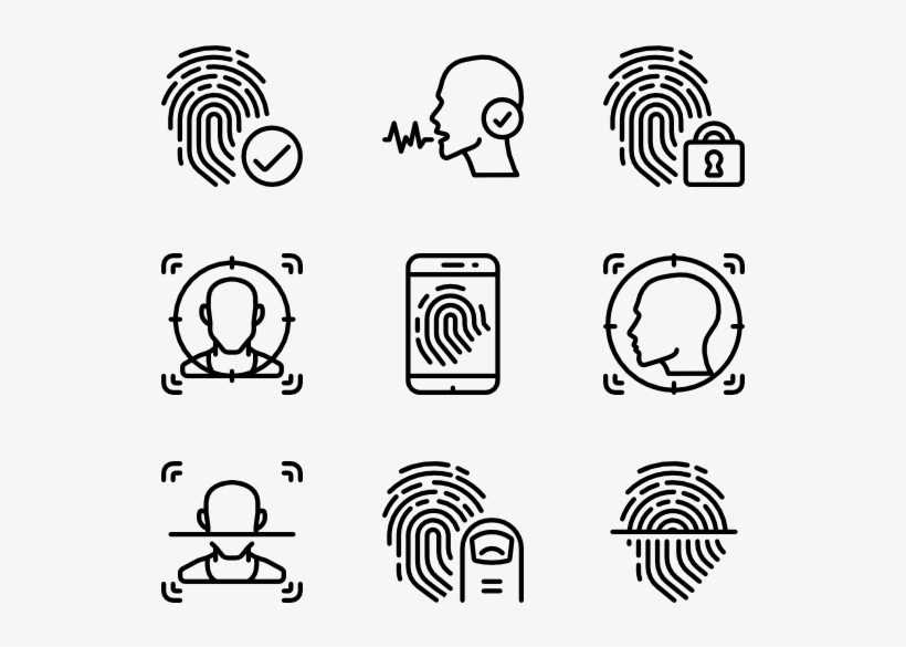 Biometrics - Artificial Intelligence Icon Vector, transparent png #5137850