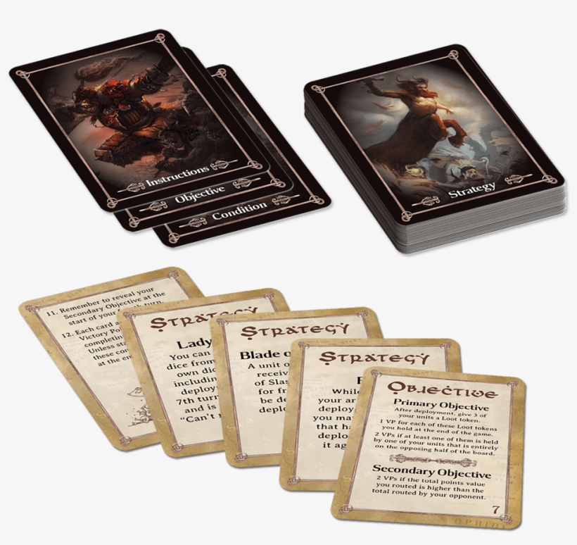 The Set Up And Use Of These Cards In A Game Of Kings - Kings Of War, transparent png #5137908