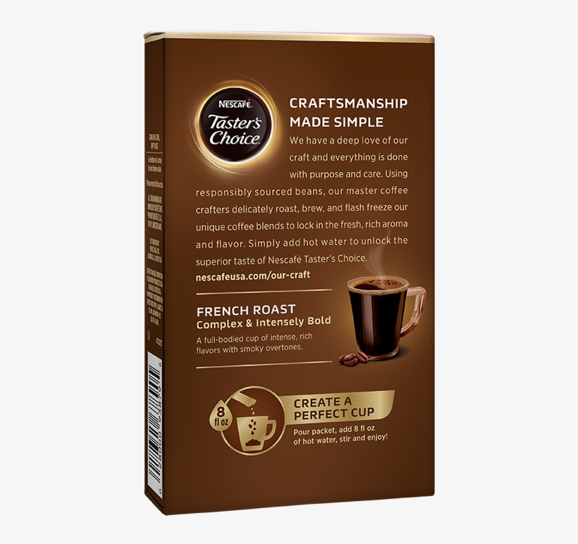 Tasters Choice French Roast Single Serve Packets (5-0.1, transparent png #5138304