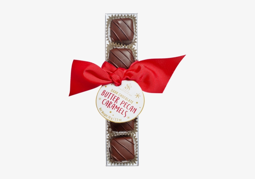 Dark Chocolate Butter Pecan Caramels Box Sold Out - Chocolate, transparent png #5138433