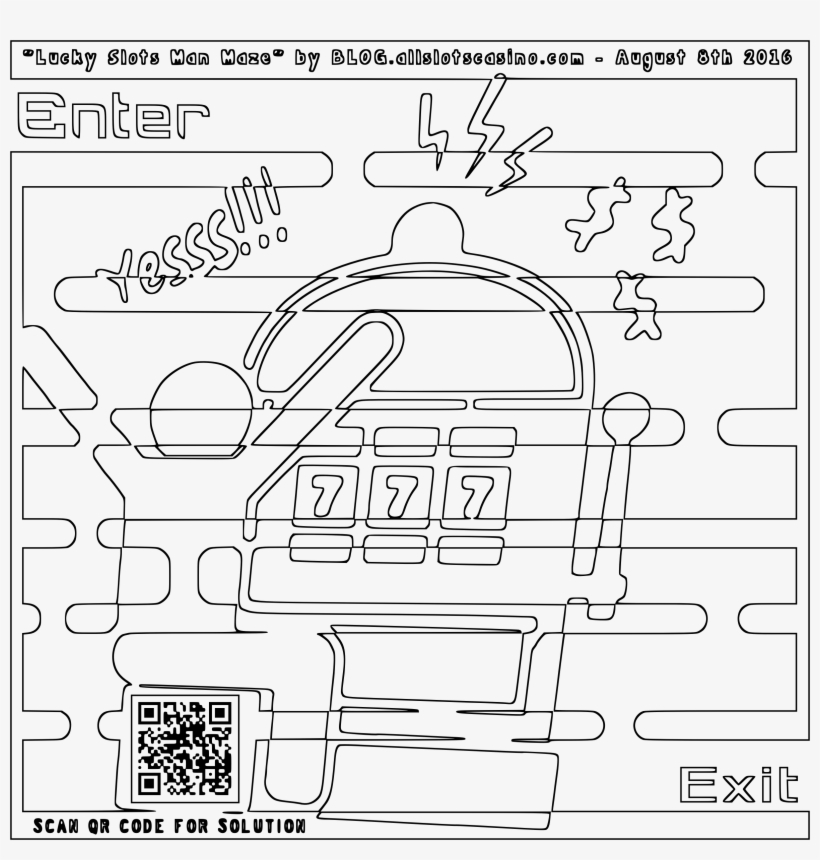 This Free Icons Png Design Of Slots Winner Coloring, transparent png #5138527