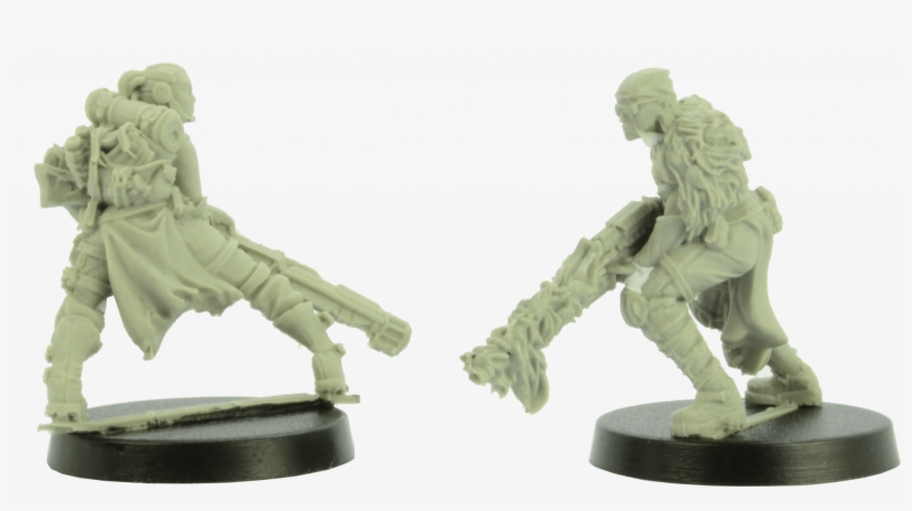 They Are Styled In What Could Be Called 'grunge Chic', - Figurine, transparent png #5138847