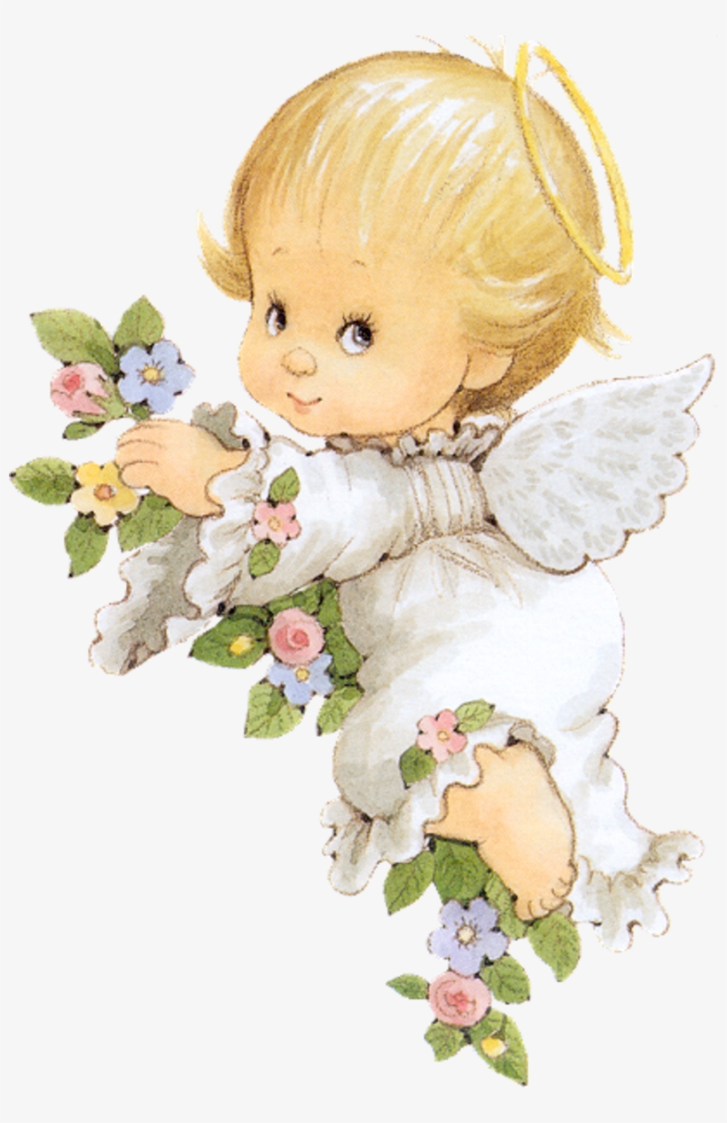 Angelito Bautismo, Bebe Para Pintar, Angelitas Para - Imagenes De Angeles Navideños, transparent png #5139031