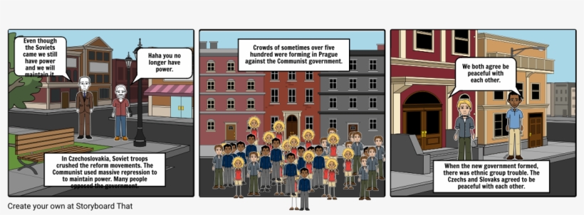 Czechoslovakia Revolt - Storyboard, transparent png #5139161