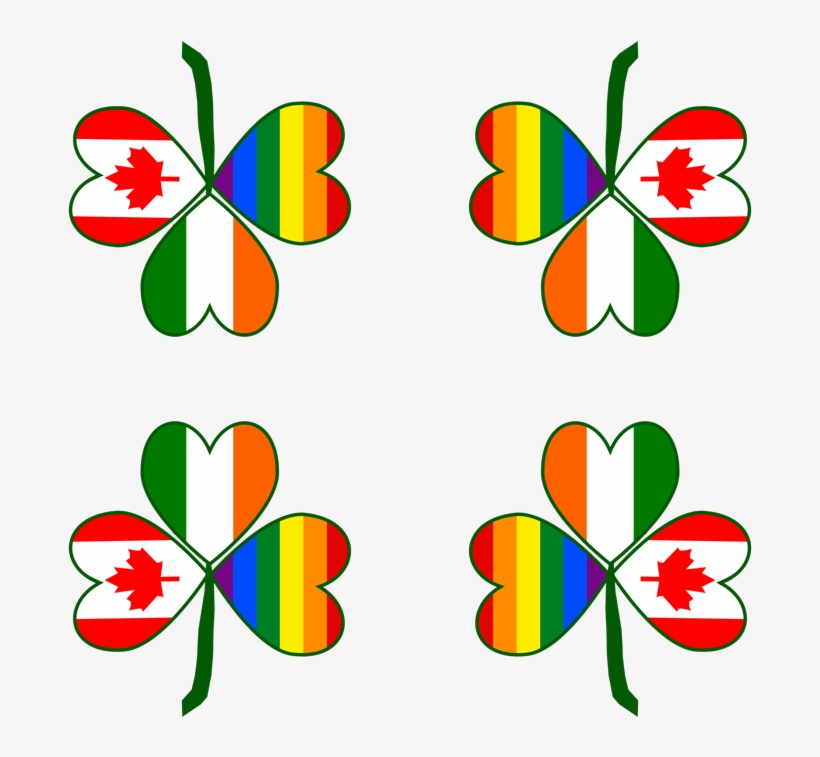 Gay Pride Shamrock Journal, transparent png #5139237
