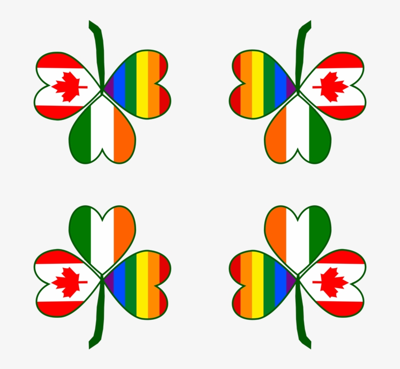 Gay Pride Shamrock Journal, transparent png #5139237