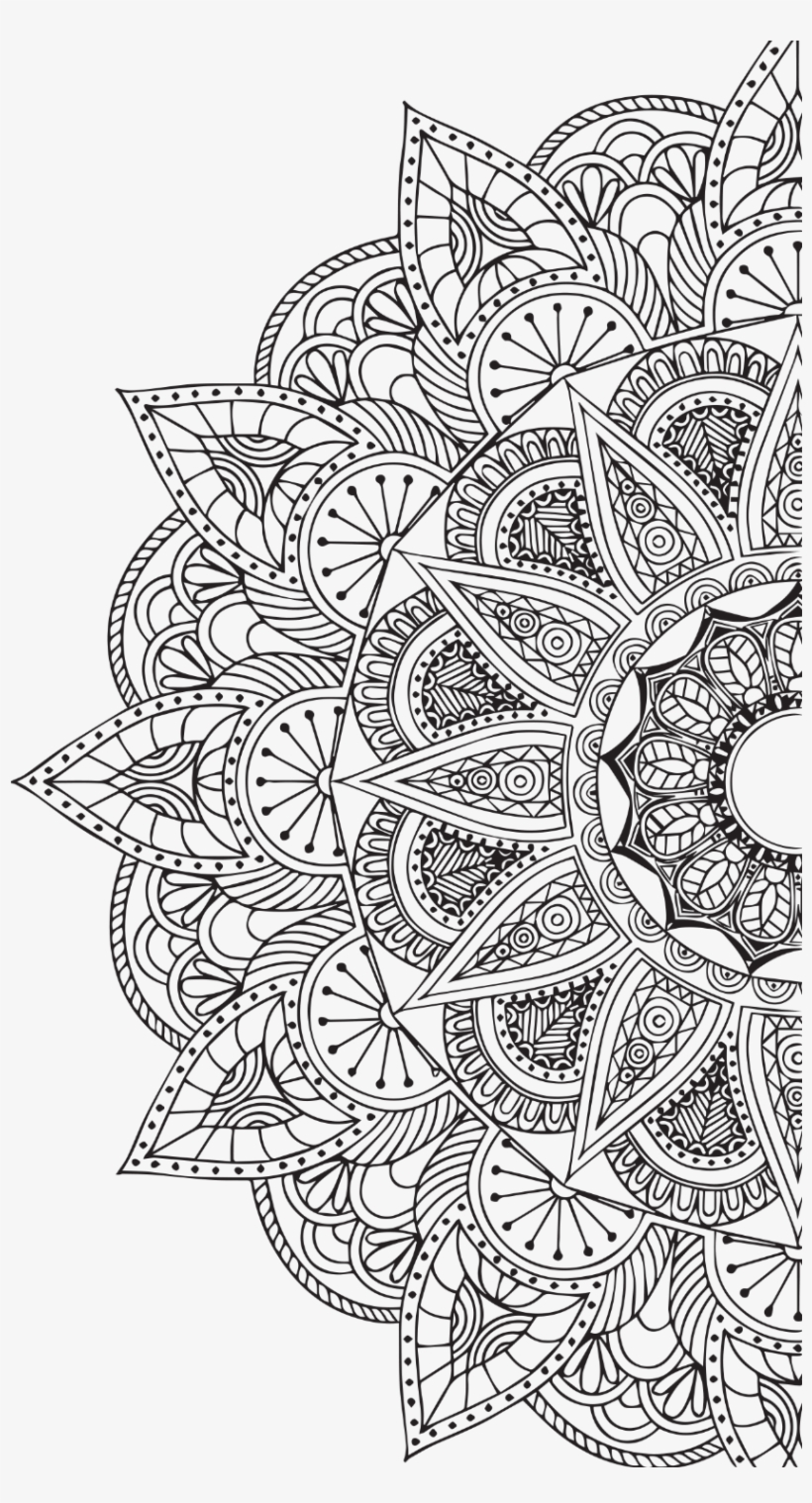 Mandala White Png Vector Black And White - Holistic Islam: Sufism, Transformation, And The Needs, transparent png #5140079