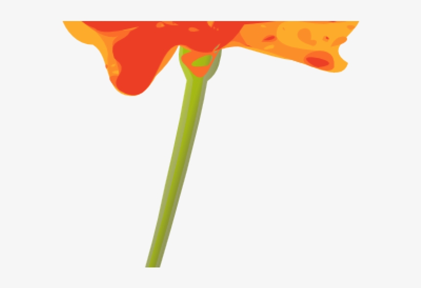 Orange Flower Clipart Mexican Flower - Orange Flower Clipart, transparent png #5140957