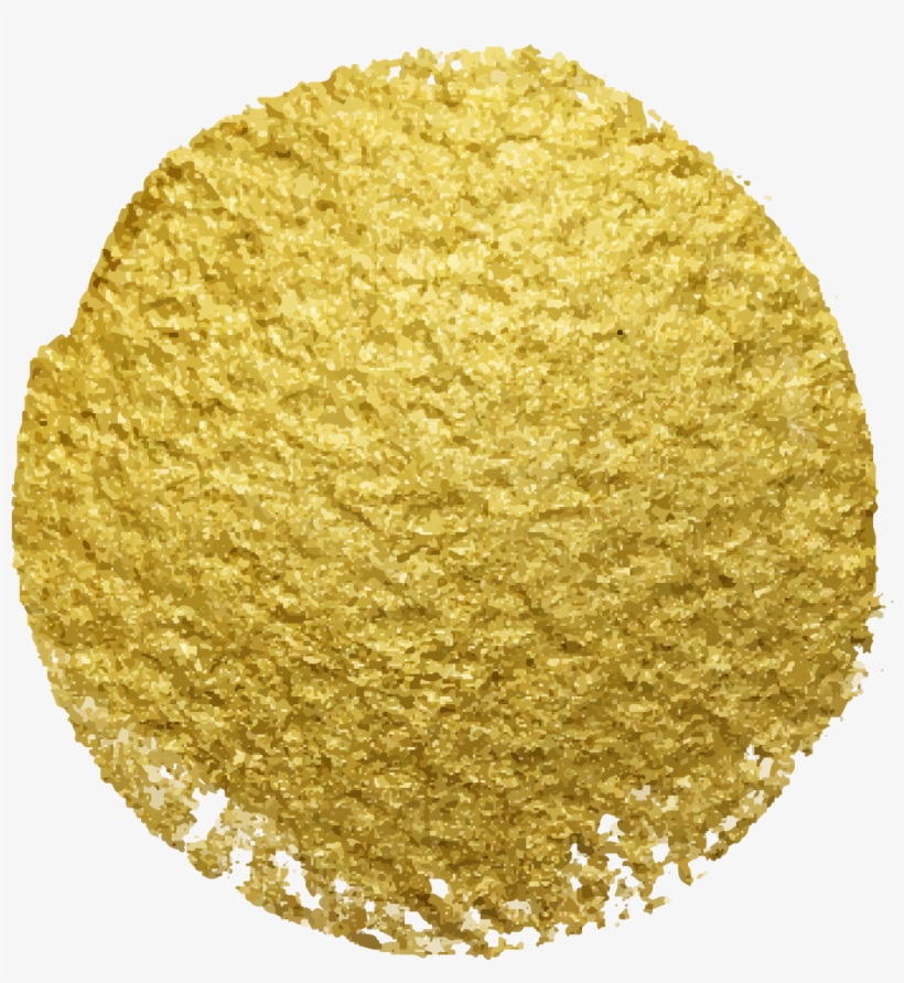 Gold Glitter Spots Png, transparent png #5141976
