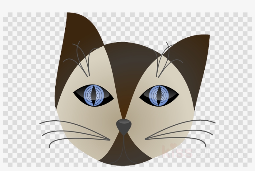 Cartoon Faces Siamese Cat Clipart Siamese Cat Havana - Emojis Anime Discord, transparent png #5142083