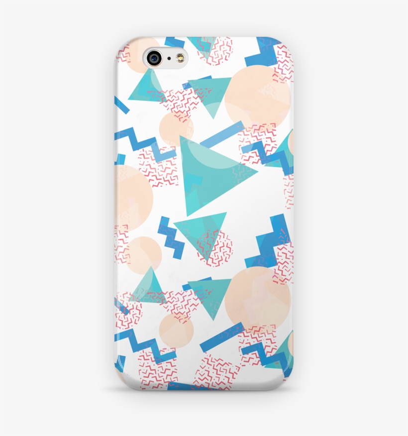 Case 90's Pastel Geometric Pattern De Tobias Fonsecana - Anvil Adult Triblend T-shirt 6750, transparent png #5144458