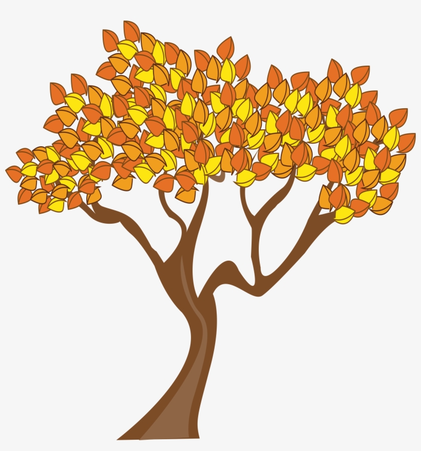 Graphic Download Autumn Trees Clipart - Tree In Autumn Clipart, transparent png #5145147