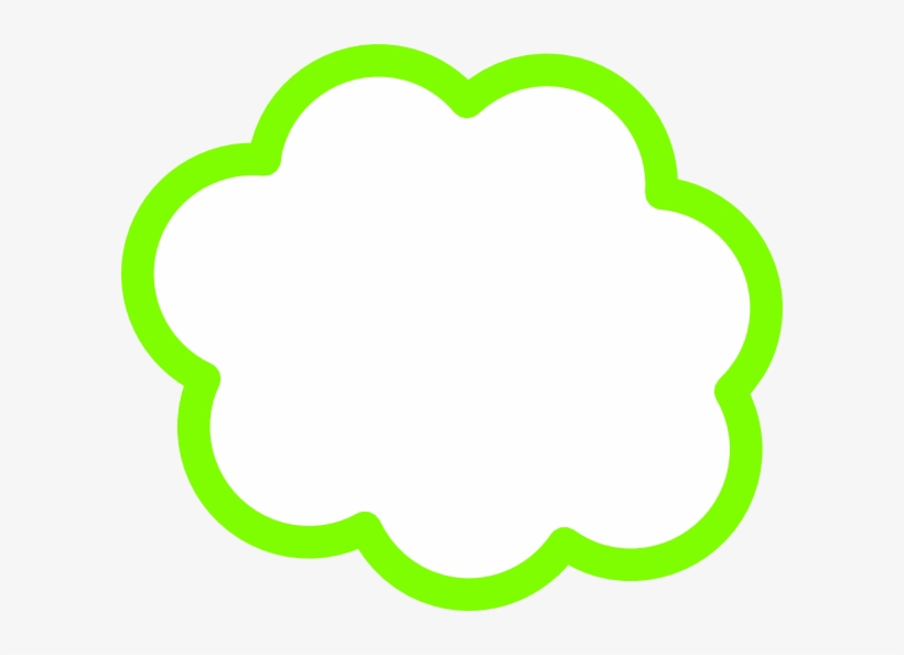 This Free Clip Arts Design Of Green Cloud Png, transparent png #5145825