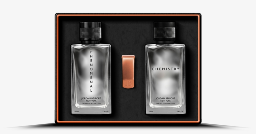 The Jordan Belfort Fragrance Range Gift Pack Contains - Glass Bottle, transparent png #5145826