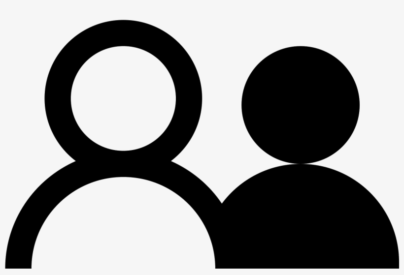 The Icon Shows Two Human-like Silhouettes From The - Selected Icon, transparent png #5146340