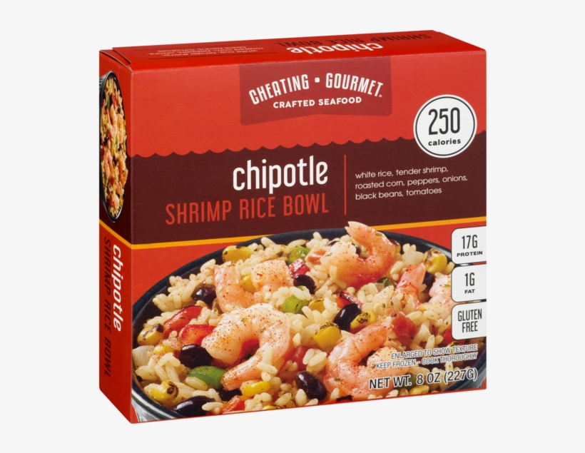 Chipotle - Cheating Gourmet Shrimp Rice Bowl Chipotle, transparent png #5146764