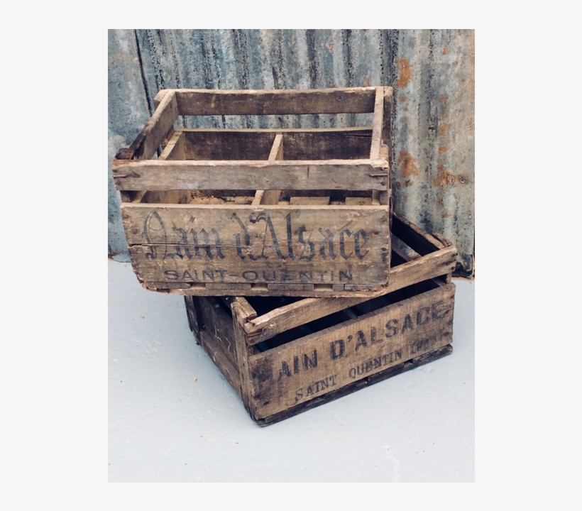 Old French Wooden Apple Crates - Plywood, transparent png #5147333