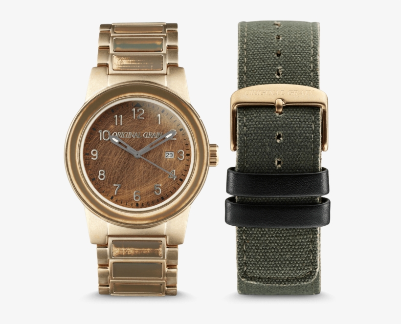 Original Grain Military Barrel 42mm Brigade/canvas - Original Grain Watches The Barrel, transparent png #5147636