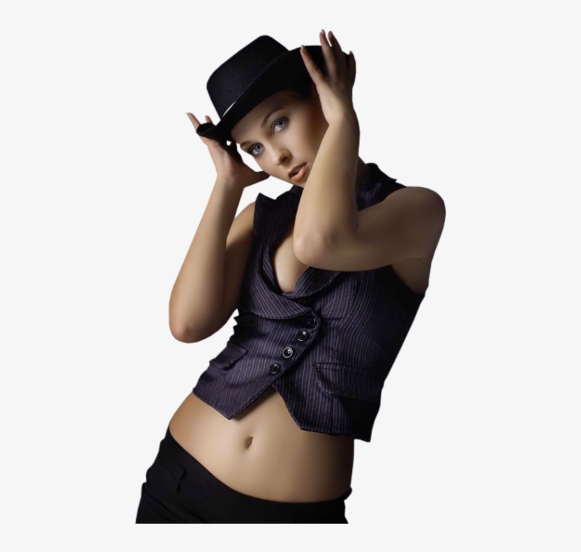 Tubes Femme A Chapeau Hat Sombreros Women And Hat, transparent png #5148757