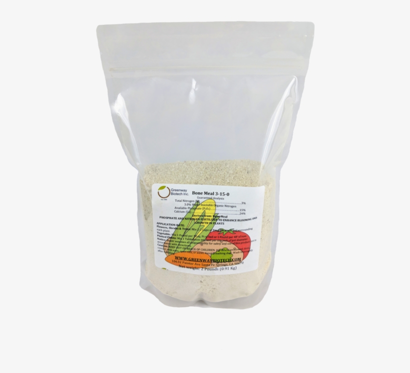 Bone Meal Fertilizer 3 15 - Bone Meal 3-15-0 Plus 24% Calcium Greenway Biotech, transparent png #5148908