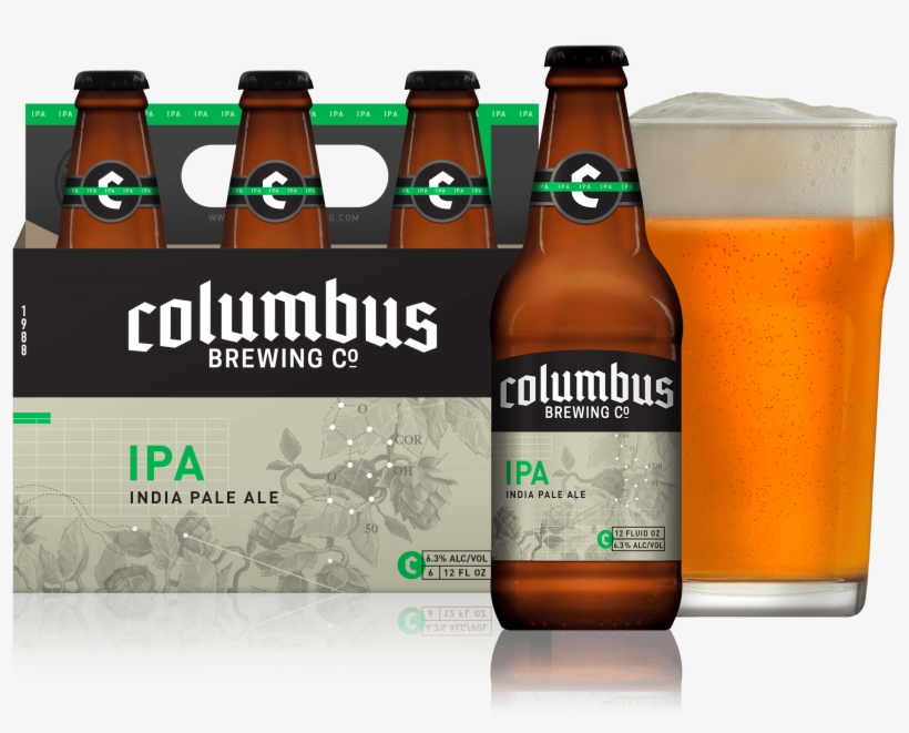 Pale Orange With Grapefruit, Pine And Tropical Fruit - Columbus Ipa, 6 Pack, 12 Fl Oz, transparent png #5149063